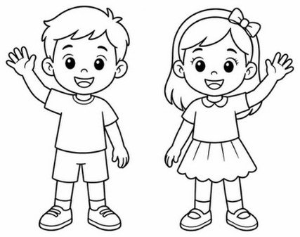 Ficha de las partes del cuerpo para 1.º de Primaria (con soluciones)
