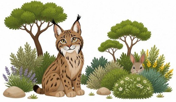 Comprensión lectora: El lince ibérico para 4.º de Primaria