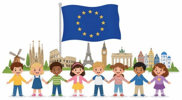Ficha de la Unión Europea para 6.º de Primaria (con soluciones)